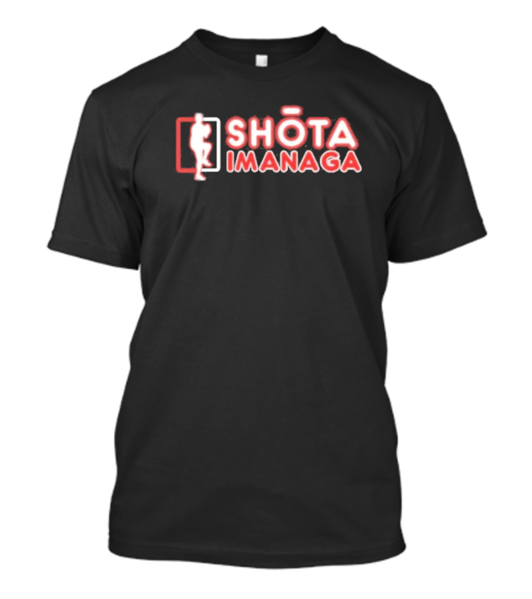 SHŌTA IMANAGA Silhouette Red Lettering T-Shirt
