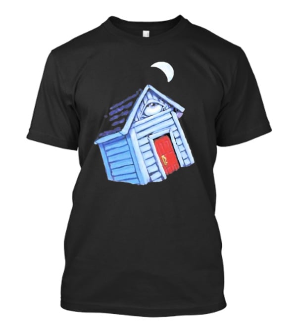 Turmoil Tinfoil Moon Eye House With Red Door T-Shirt