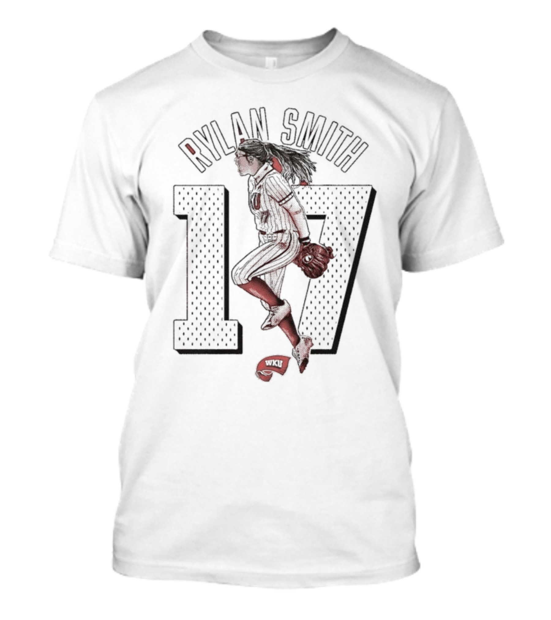 Rylan Smith 17 WKU Baseball T-Shirt