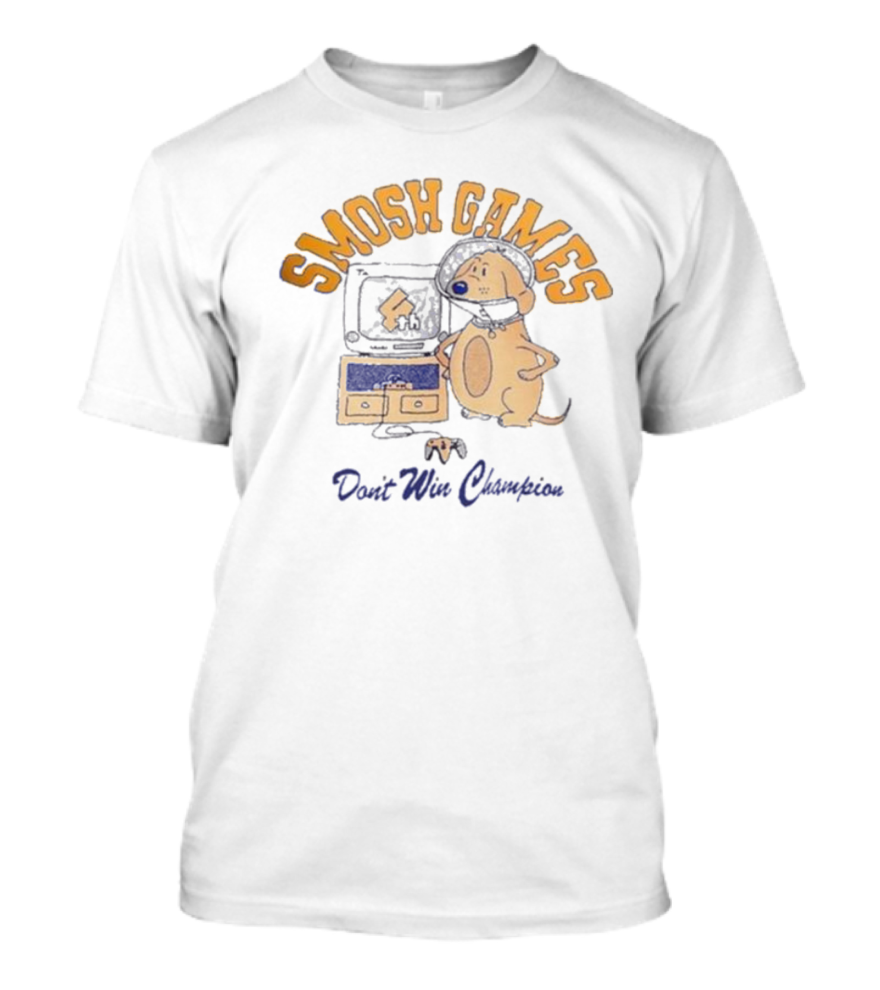 Smosh Games Don't Win Champion Dog T-Shirt