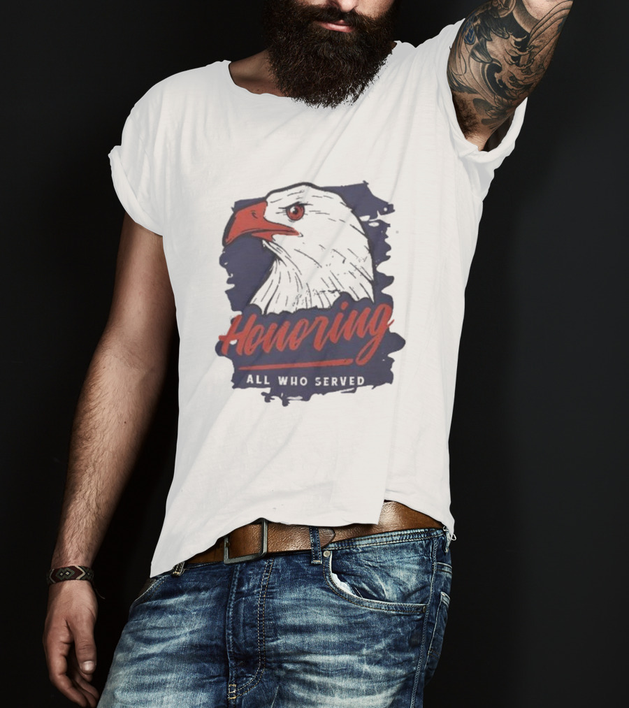 Honoring All Who Served Eagle T-Shirt