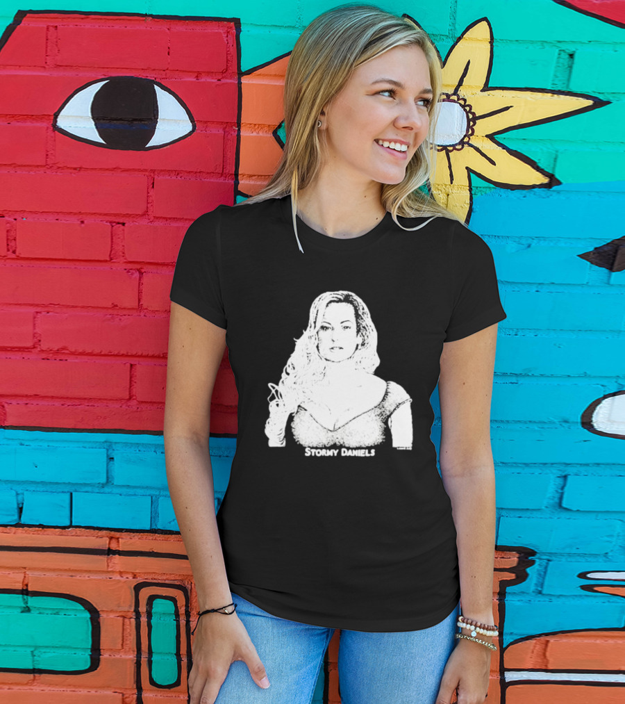 Stormy Daniels Monochrome T-Shirt