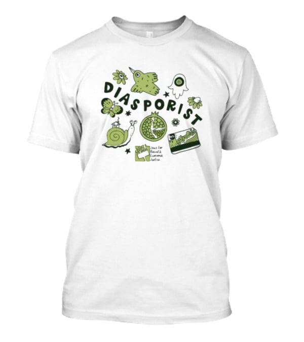 Diasporist Iconic Nature And Text Elements T-Shirt