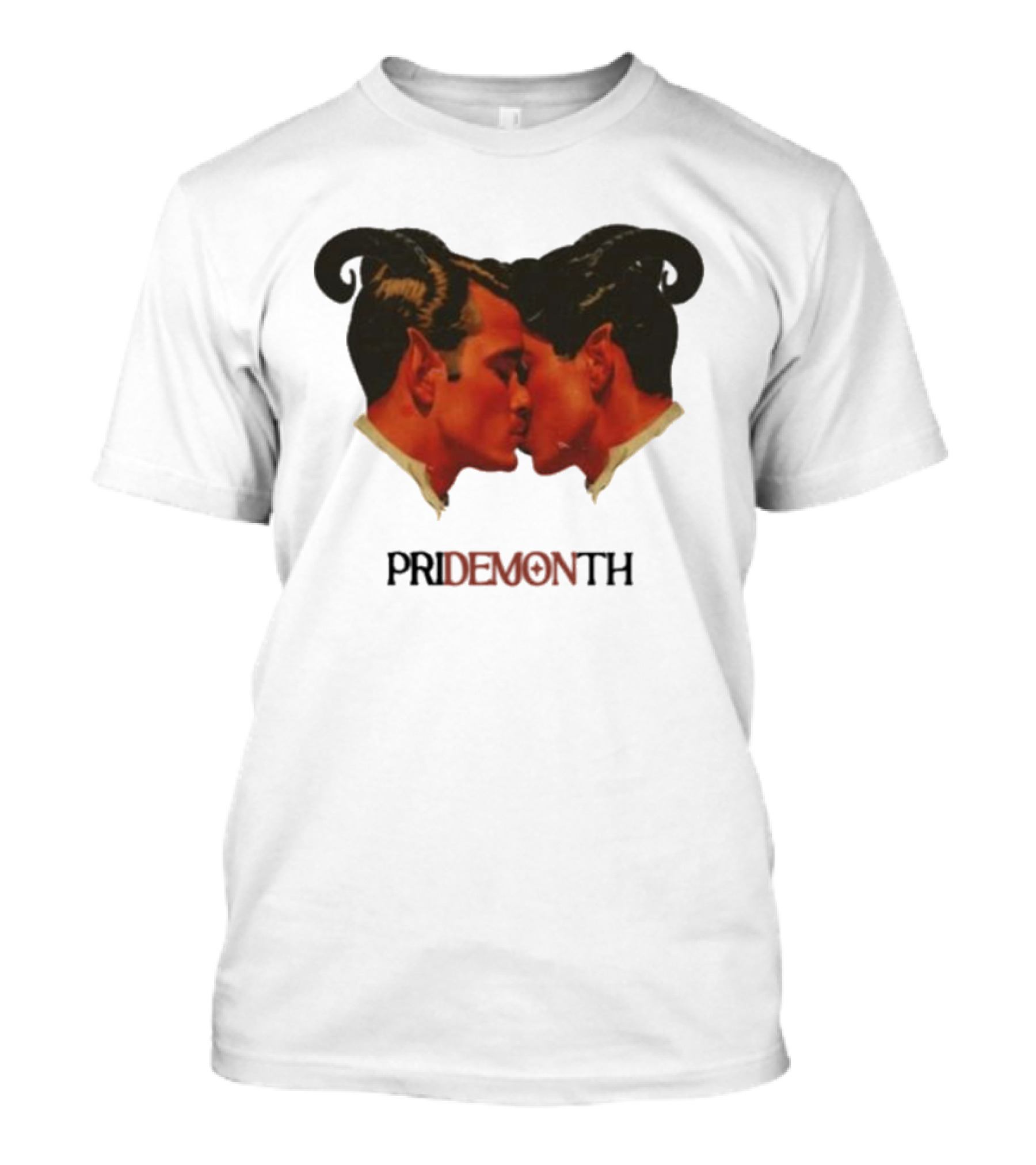 Vintage Fantasy Pride Month Pride Month Demon Lovers T-Shirt