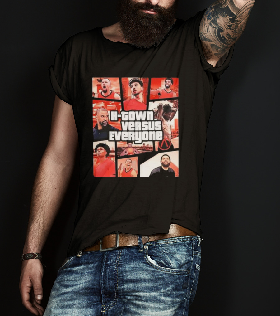 H-Town Versus Everyone Aaron Patterson Style Gta Inspired Sportswear T-Shirt