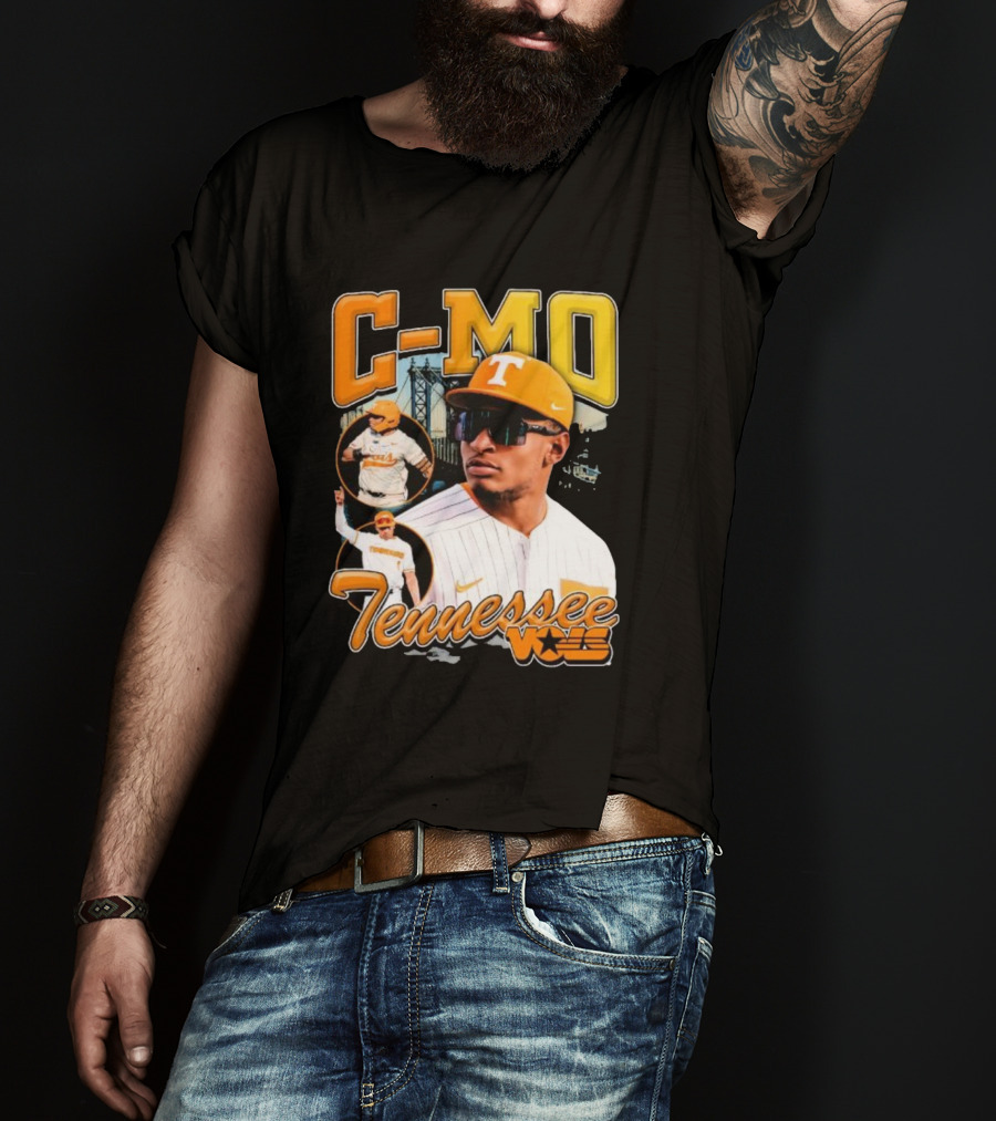 C-MO Tennessee Vols Baseball Vintage T-Shirt