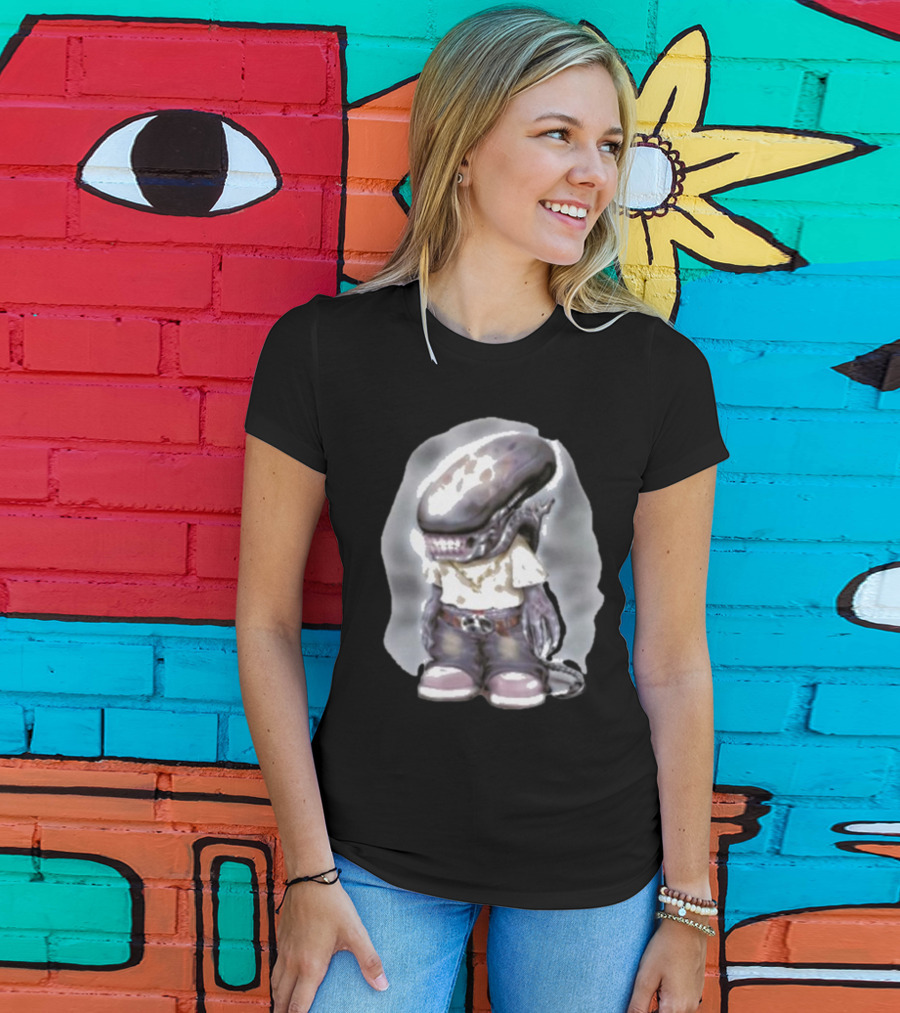 Pedro Xenomorph Alien Style Casual Outfit Character T-Shirt