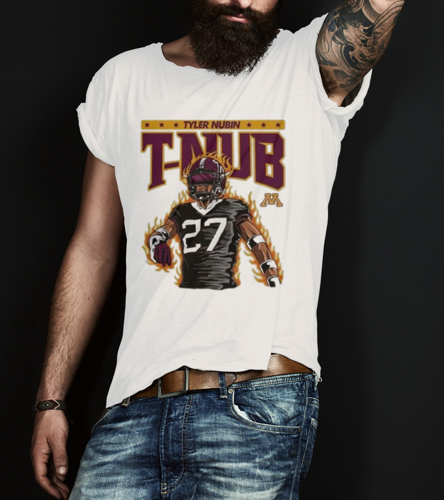 Ncaa Football Tyler Nubin T-Nub Defensive Back 27 Youth T-Shirt