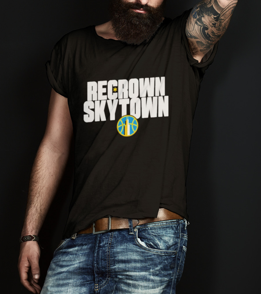 Recrown Skytown Basketball Skyline Star T-Shirt