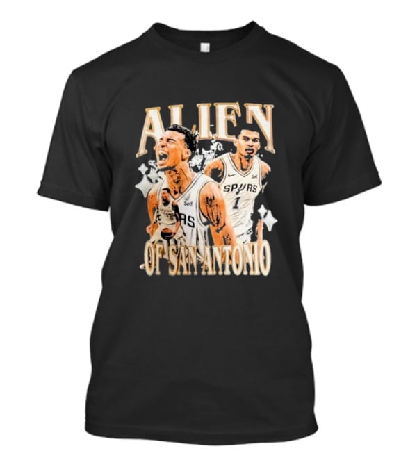 Alien Of San Antonio Spurs Basketball Star T-Shirt