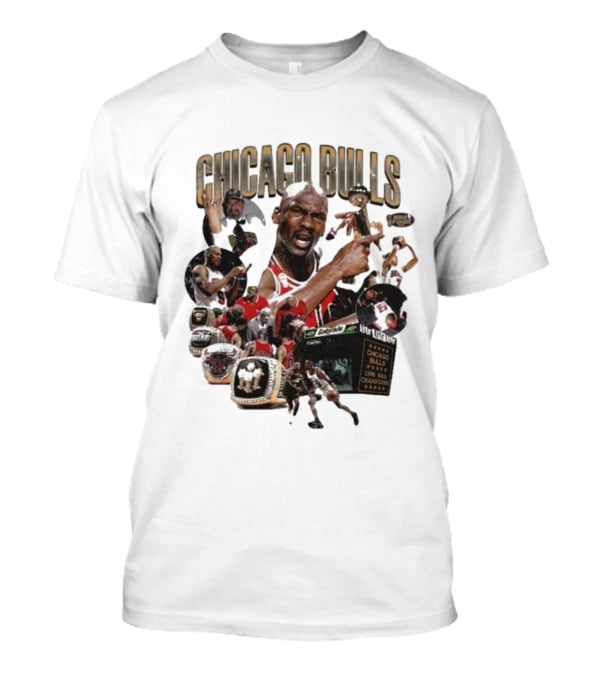 Chicago Bulls NBA Legends And Victory Celebrations T-Shirt