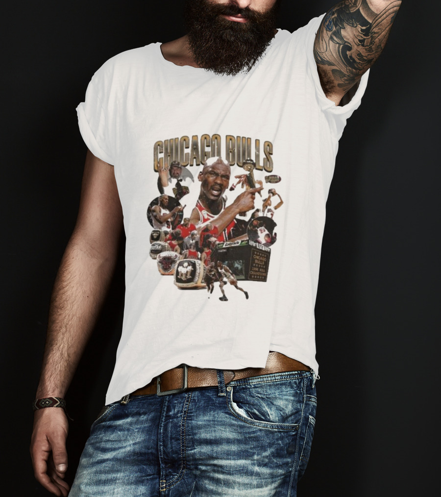 Chicago Bulls NBA Legends And Victory Celebrations T-Shirt