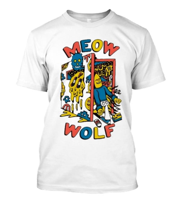 Meow Wolf Killer Acid X Mw Drippy Door Trippy Psychedelic T-Shirt
