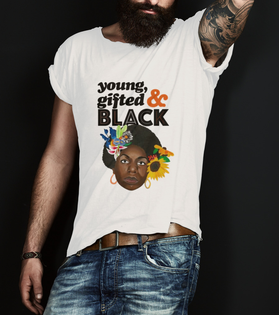 Young Gifted And Black Nina En Printemps T-Shirt