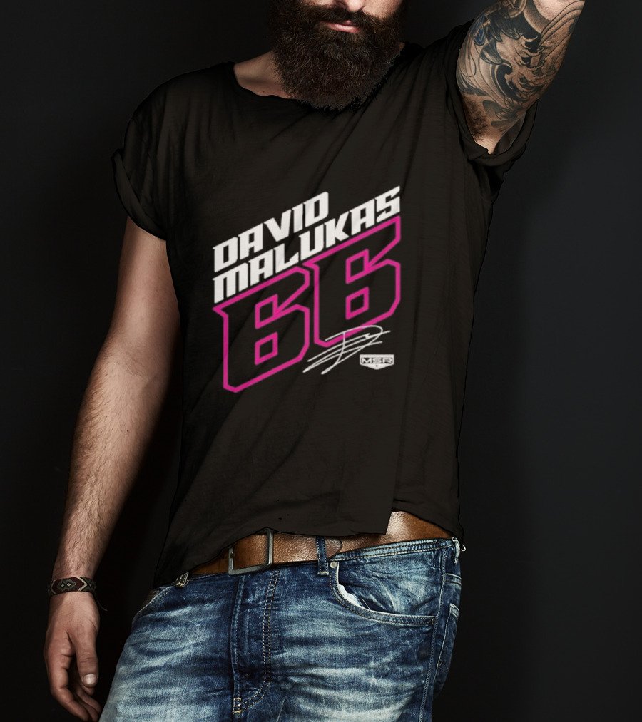 David Malukas 66 MSR Racing Signature T-Shirt