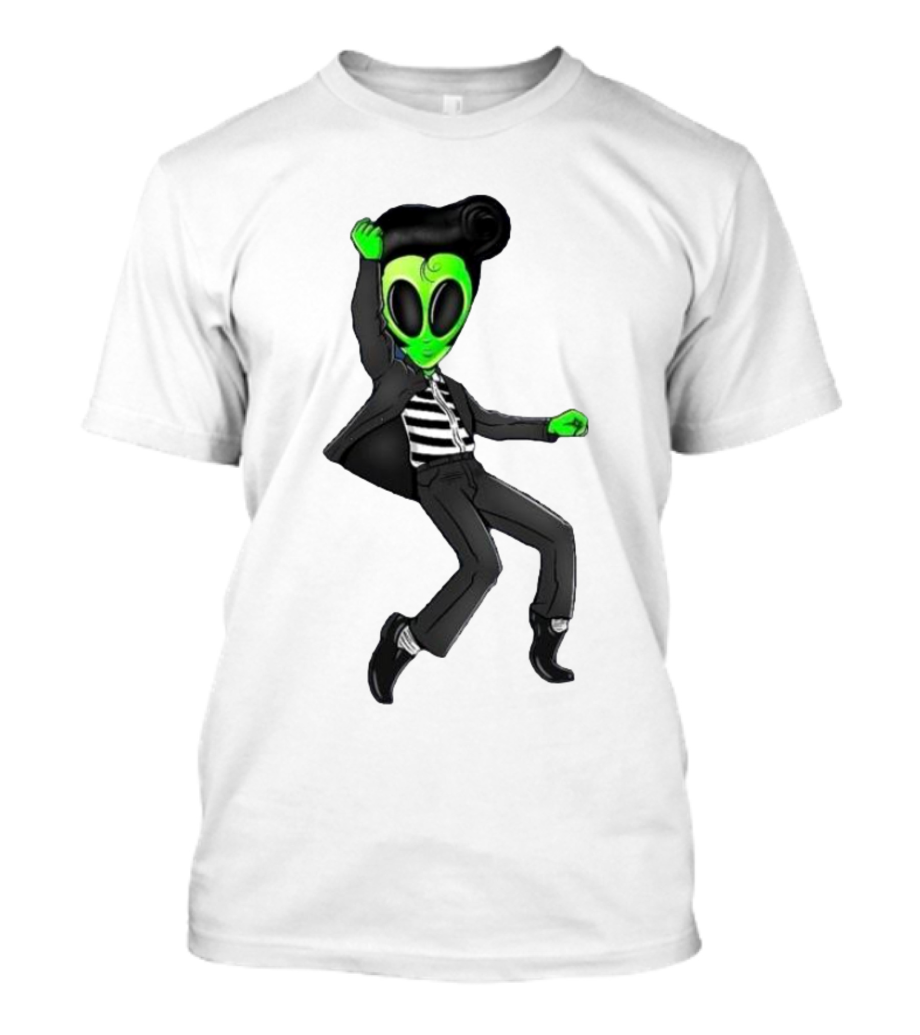 Jailhouse Rock Alien Elvis Presley Dance T-Shirt