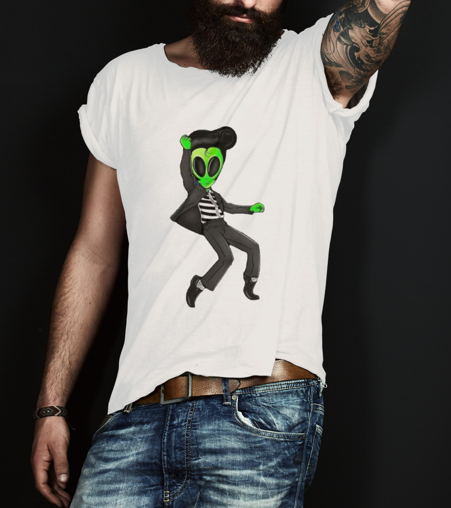 Jailhouse Rock Alien Elvis Presley Dance T-Shirt