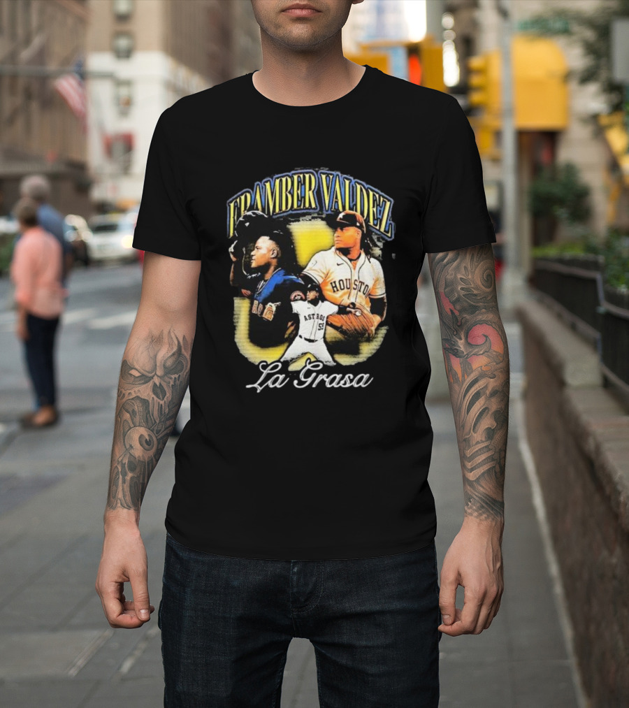 Framber Valdez Houston Astros La Grasa T-Shirt