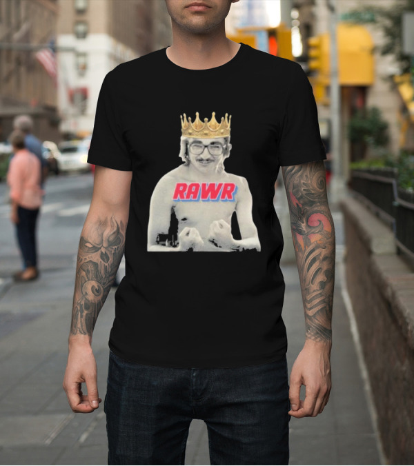 Shirt: RAWR Young Greg Cote Wearing Crown T-Shirt RAWR Young Greg Cote Wearing Crown T-Shirt