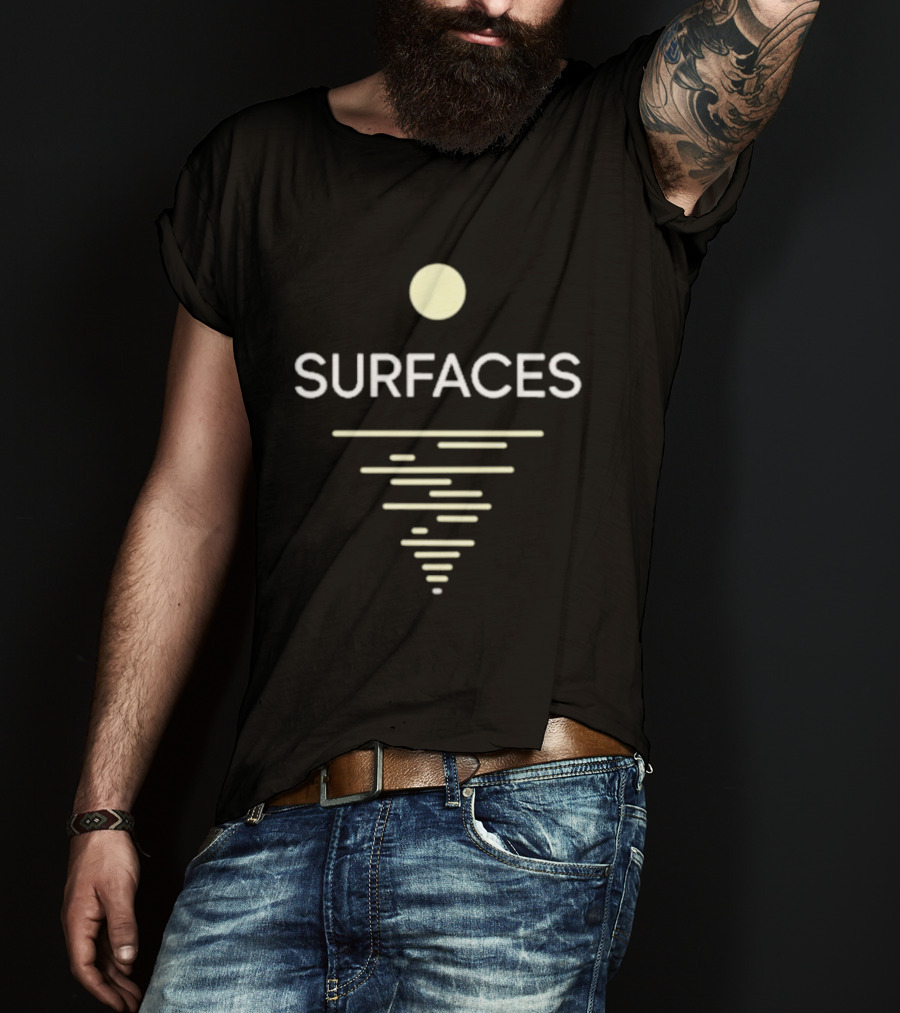 Surfaces Good Morning Tan Sun Lines T-Shirt