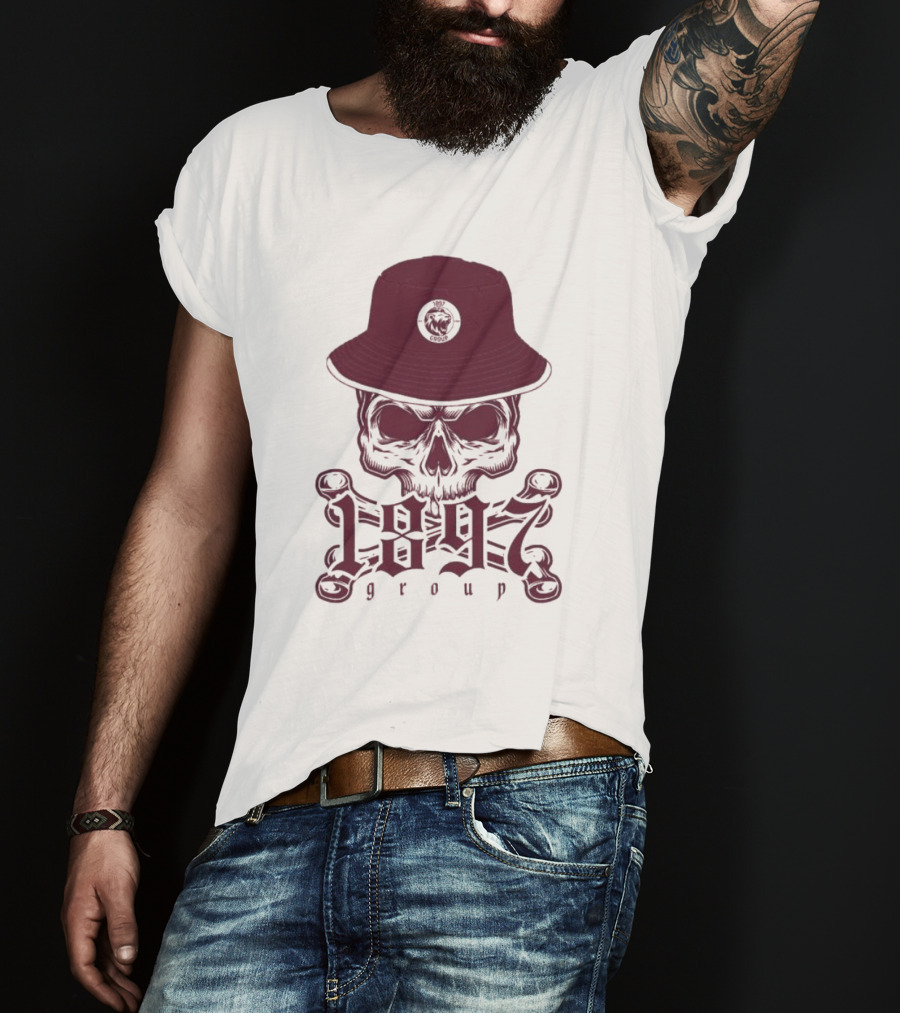 1897 Group Skull With Hat T-Shirt