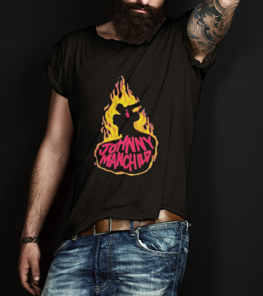 Johnny Manchild Fire Dance Silhouette Flame T-Shirt