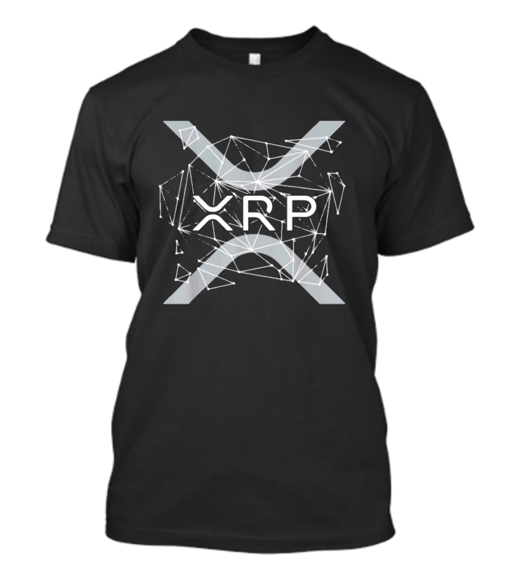 XRP Ripple Logo With Geometric Pattern Elements T-Shirt
