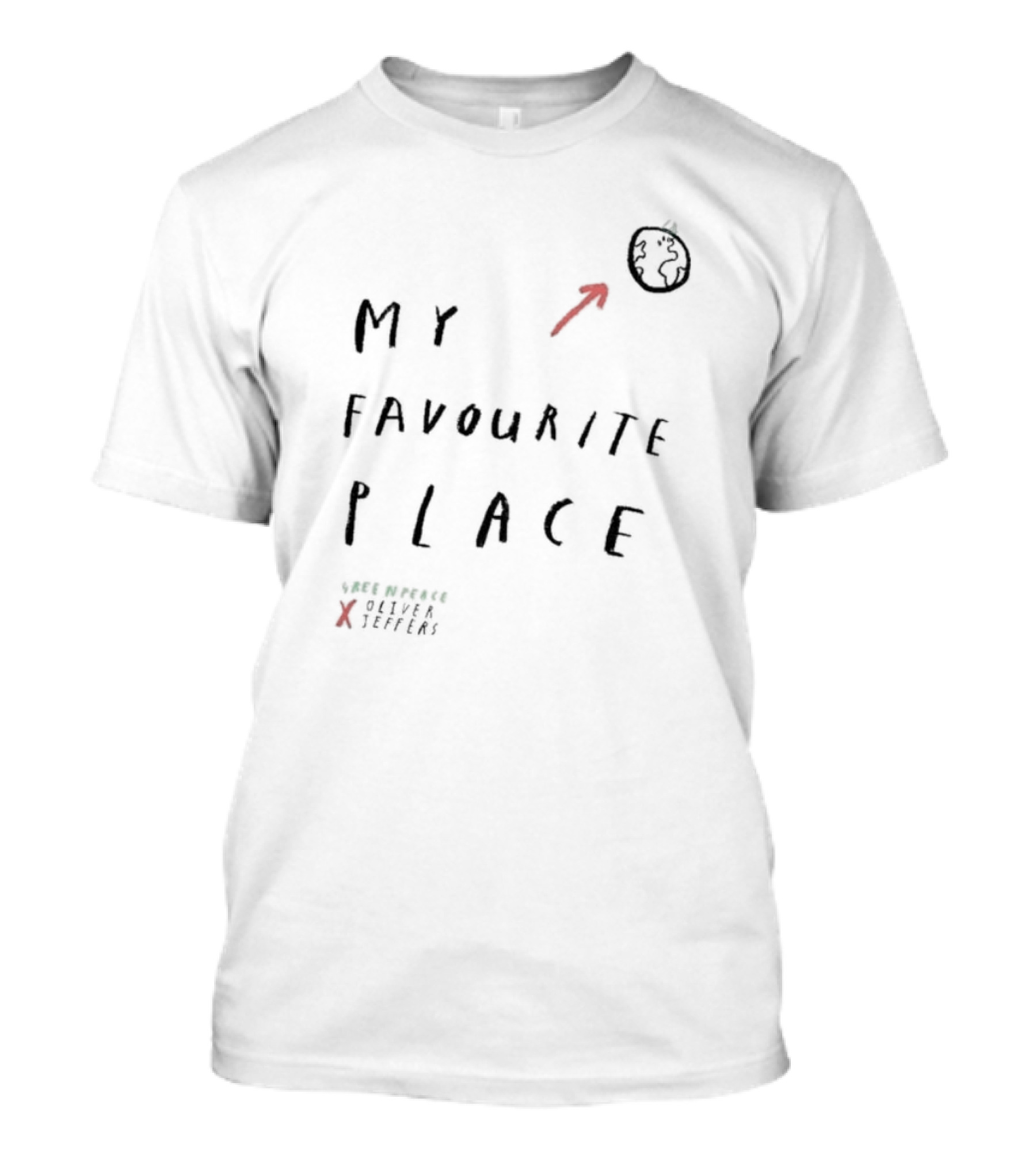Yasmin Finney Greenpeace X Oliver Jeffers My Favourite Place Festival T-Shirt