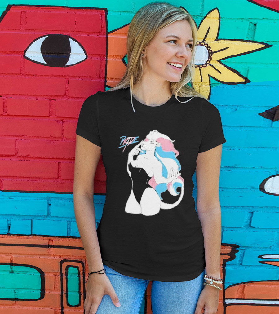 Pride Lioness Trans Flag Colors T-Shirt