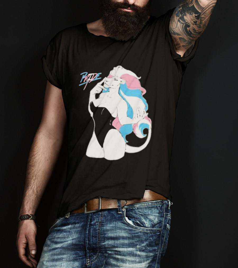 Pride Lioness Trans Flag Colors T-Shirt