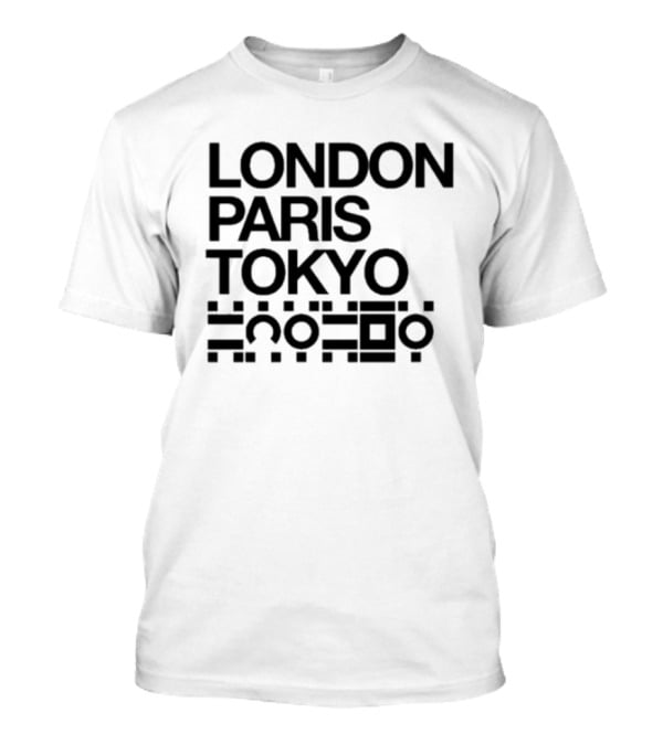 LONDON PARIS TOKYO KRAKOA X-Men Quiet Council Kryptonian Language T-Shirt