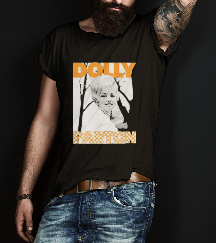 Dolly Parton Retro Black And White Tennessee T-Shirt