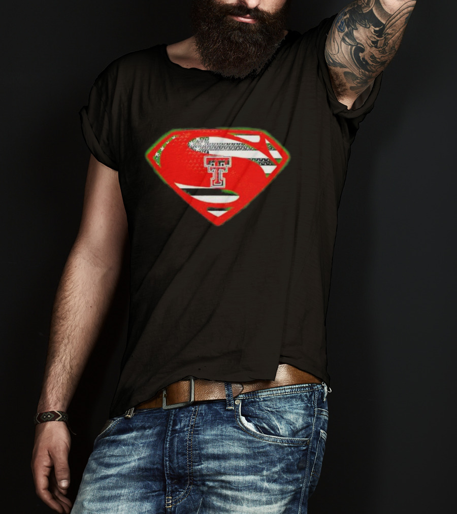 Texas Tech Red Raiders TT Superman T-Shirt