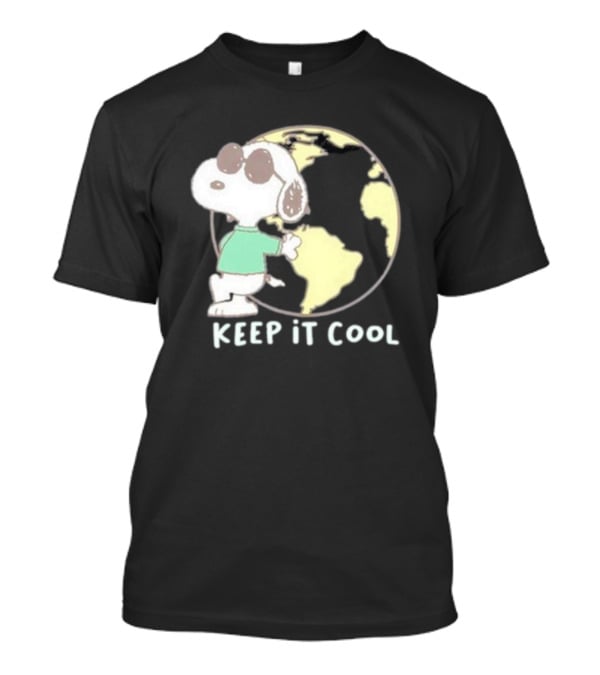 Snoopy Keep It Cool Earth Character T-Shirt