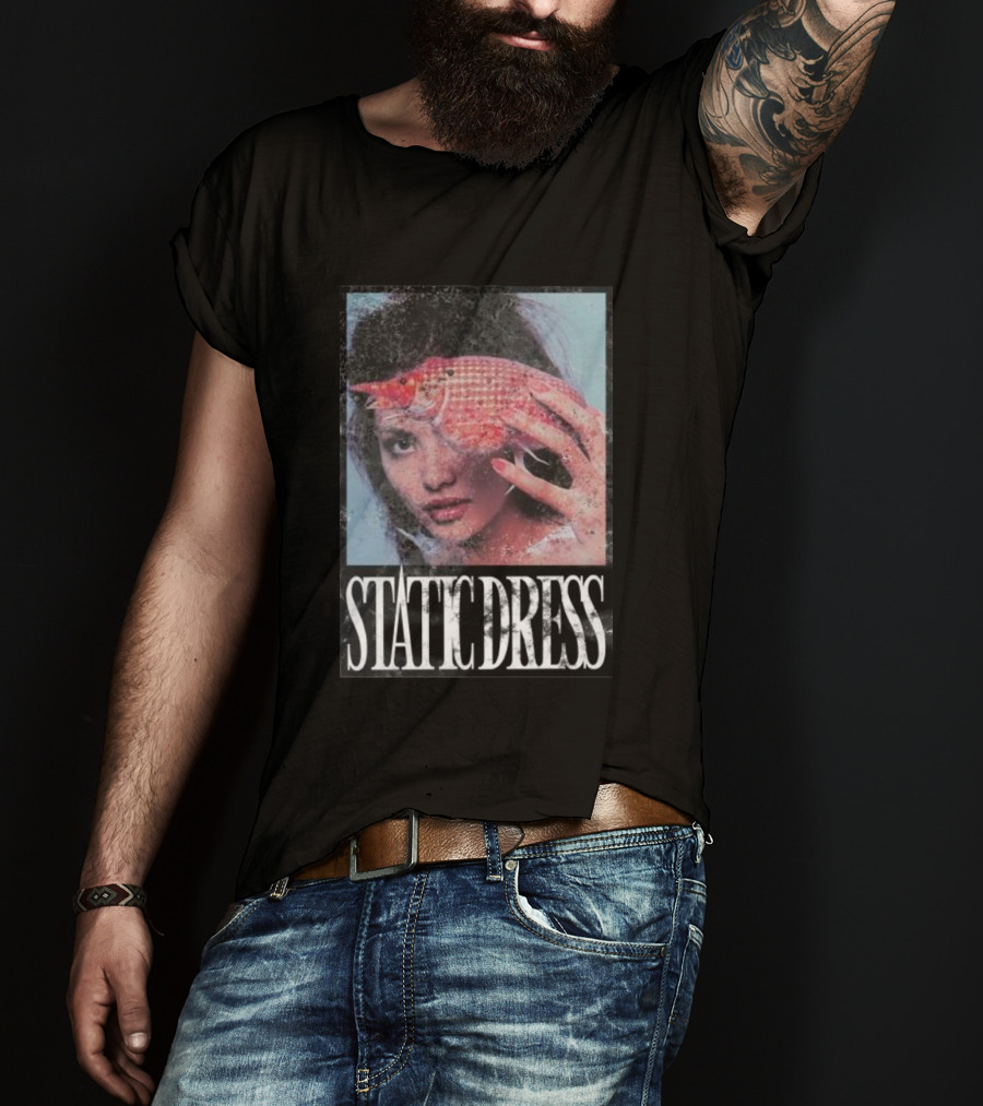 Static Dress Fish Net Mask T-Shirt