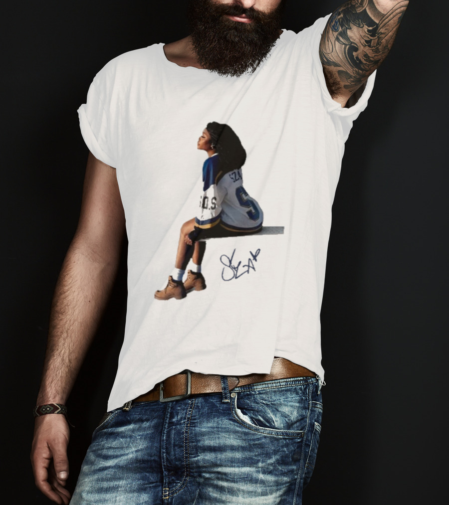 Sza Sos Signature Number 5 Sports T-Shirt