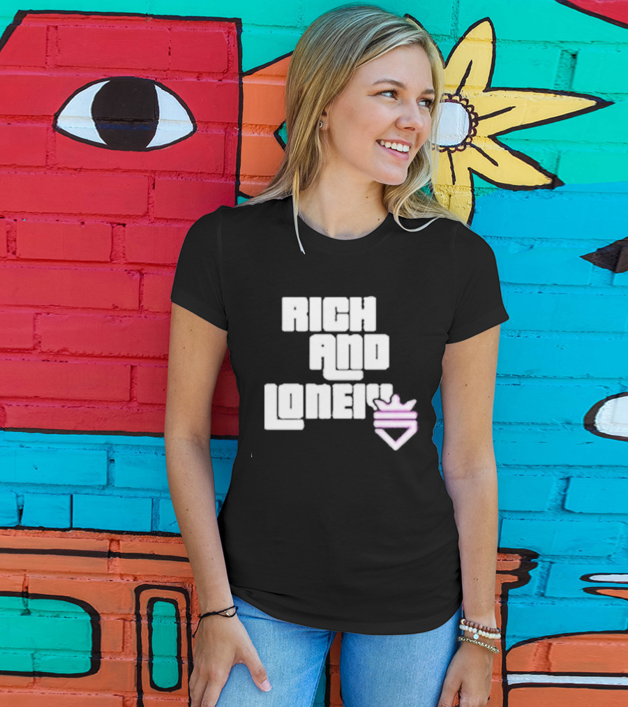 Optic Scump Rich And Lonely Rnl Wasted Miami Crown Graphics T-Shirt