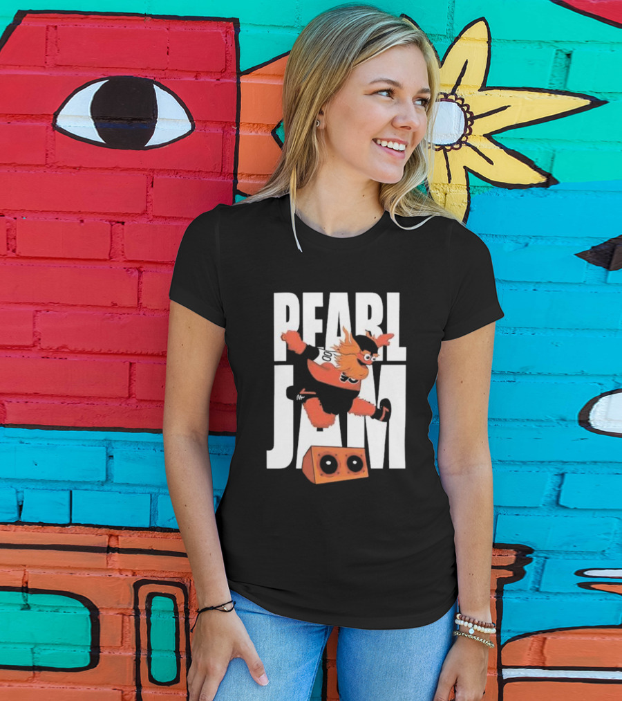 Philadelphia Flyers Gritty Pearl Jam Night T-Shirt