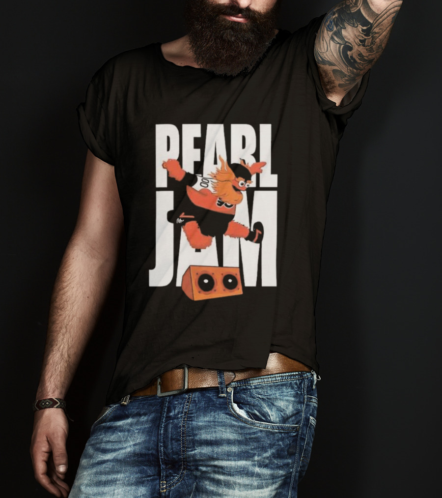 Philadelphia Flyers Gritty Pearl Jam Night T-Shirt
