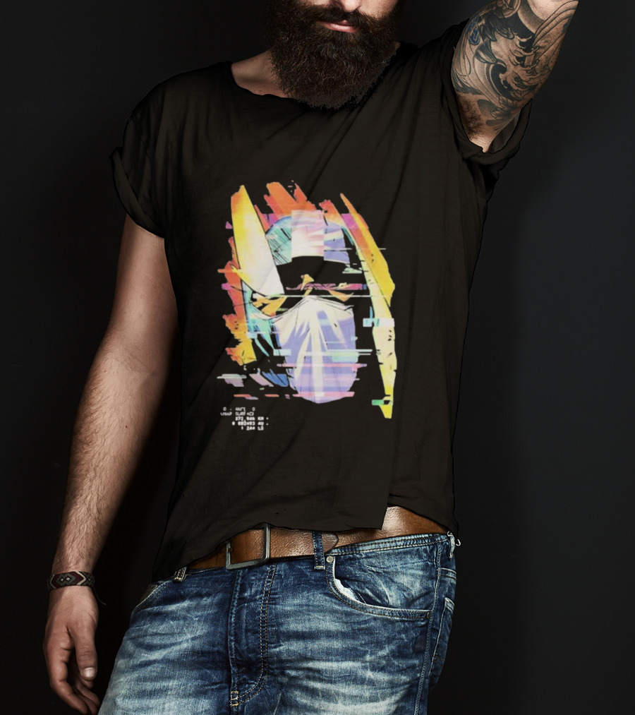 Kid Cudi Moon Man Helmet Glitch T-Shirt