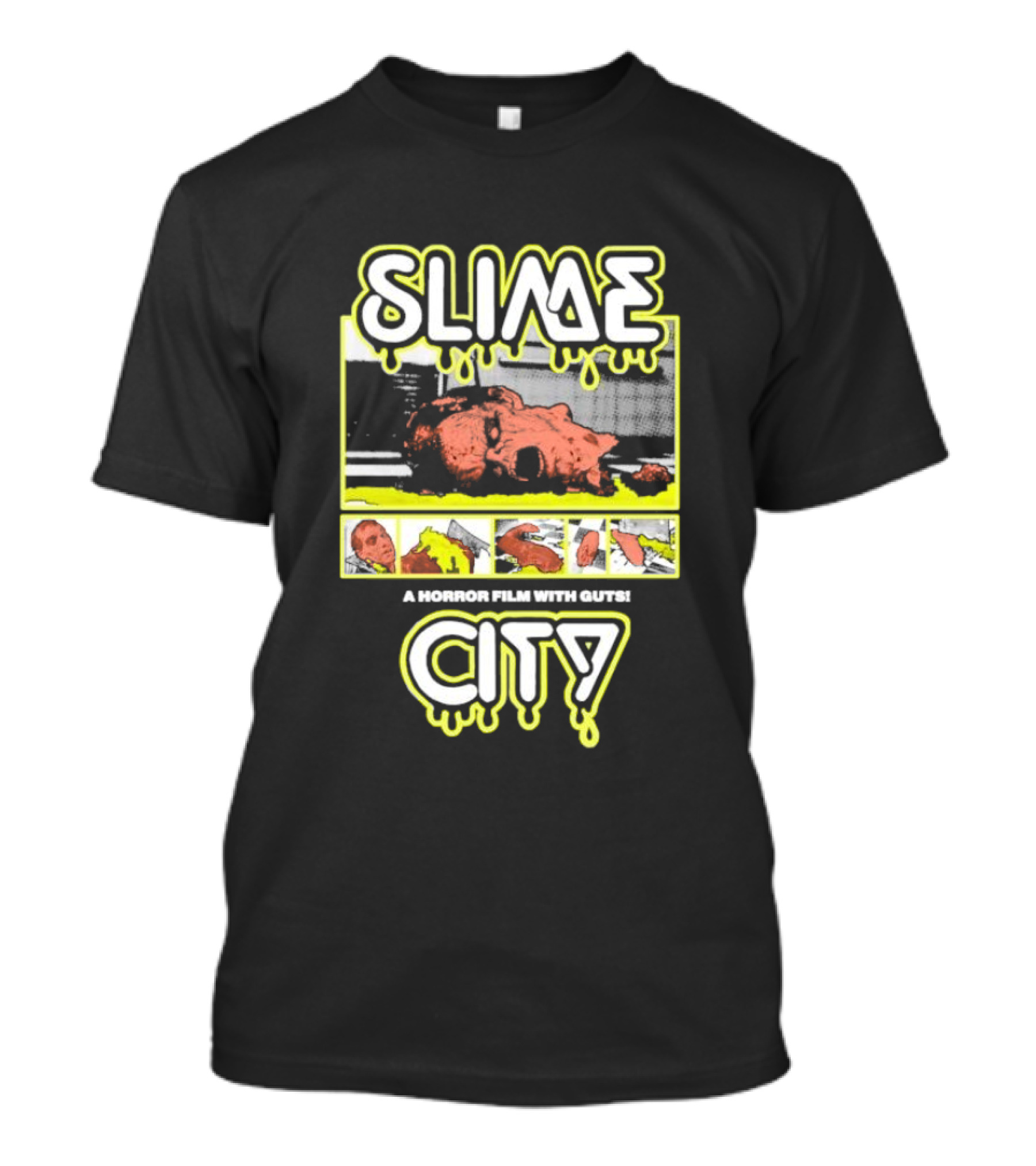 Slime City A Horror Film With Guts Graphic Novel Style Horror T-Shirt