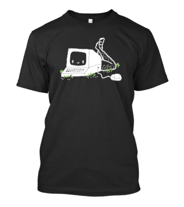 Smosh Chronically Offline Retro Computer Personification T-Shirt