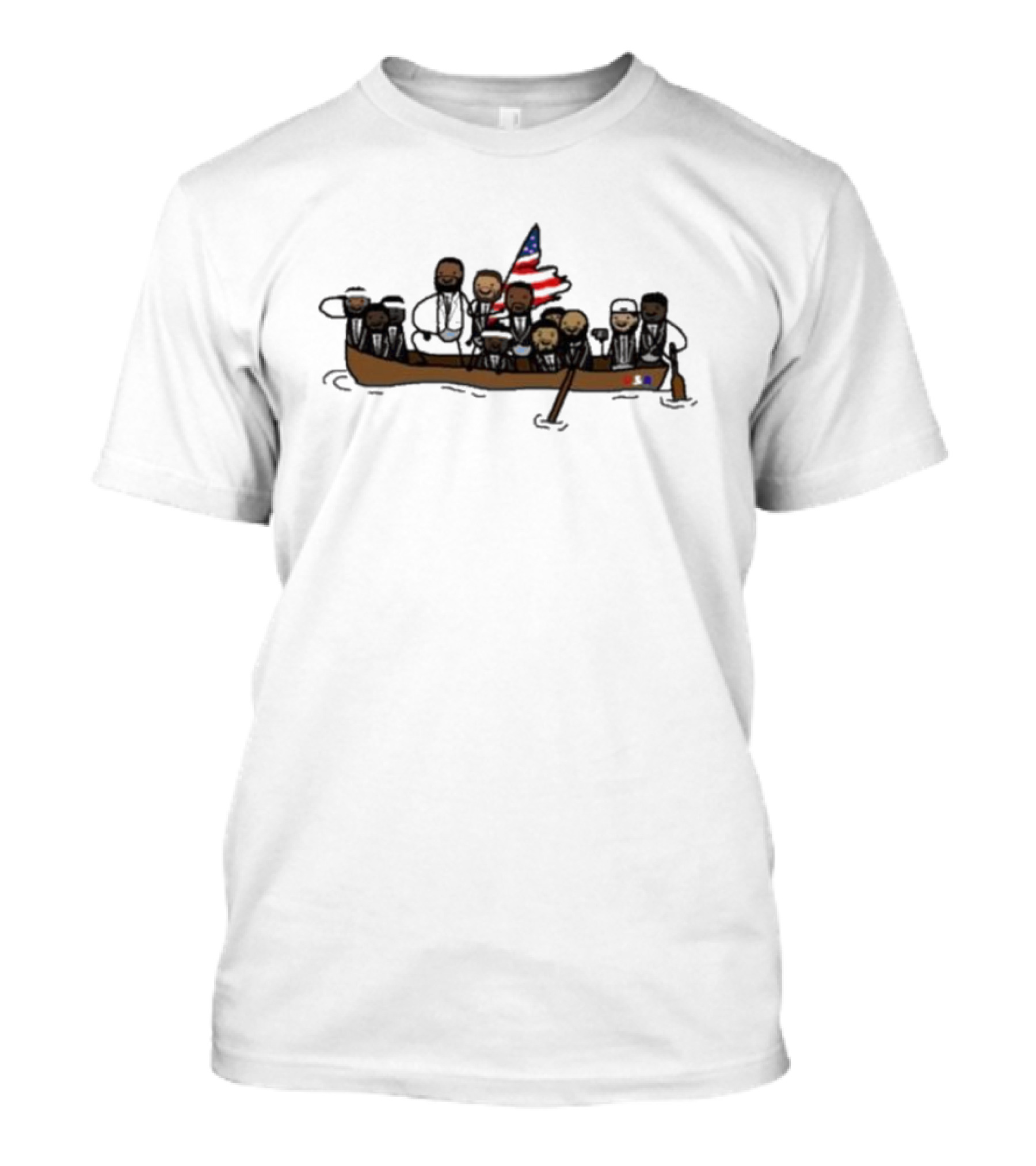 Lebron James Team Usa Leusa Boat Basketballers T-Shirt