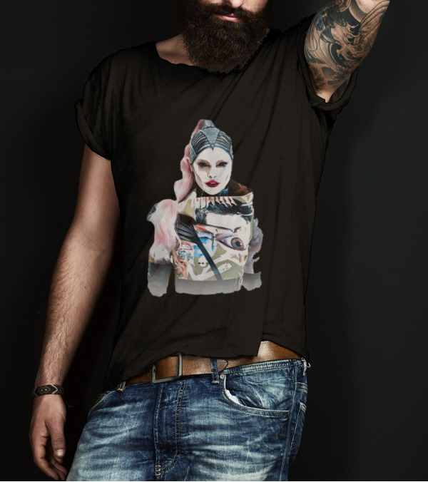 SKYND Catch Me If You Can Eerie Surrealist Portrait With Distinctive Mask And Eye T-Shirt