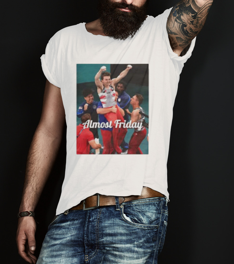 Paul Juda Celebratory Almost Friday Olympic Kid T-Shirt