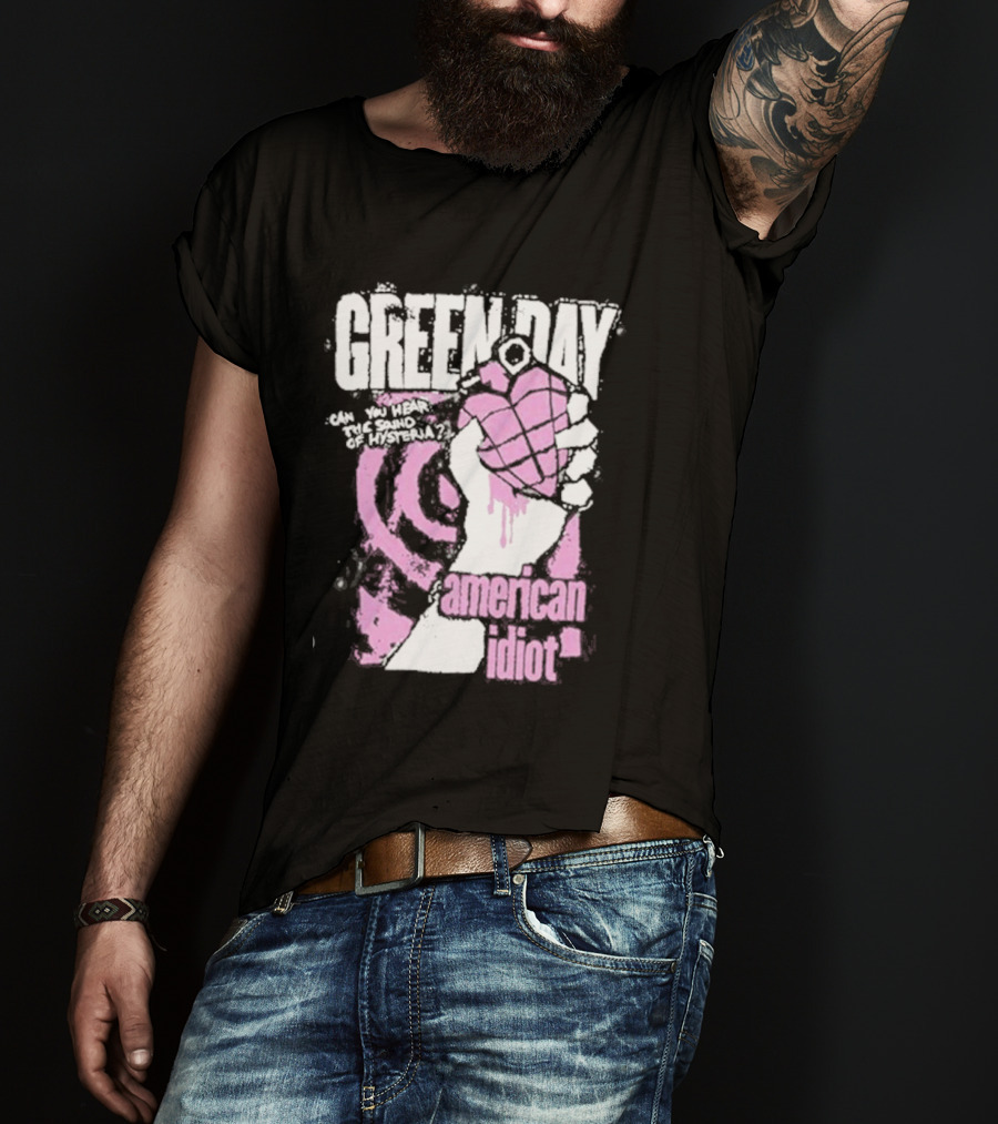 Green Day American Idiot Can You Hear The Sound Of Hysteria? T-Shirt