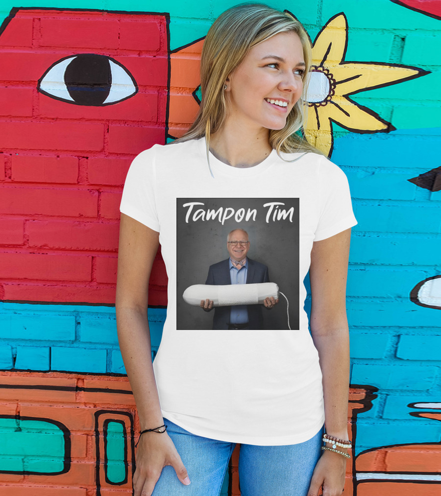 Johnny Midnight Tampon Tim Walz T-Shirt