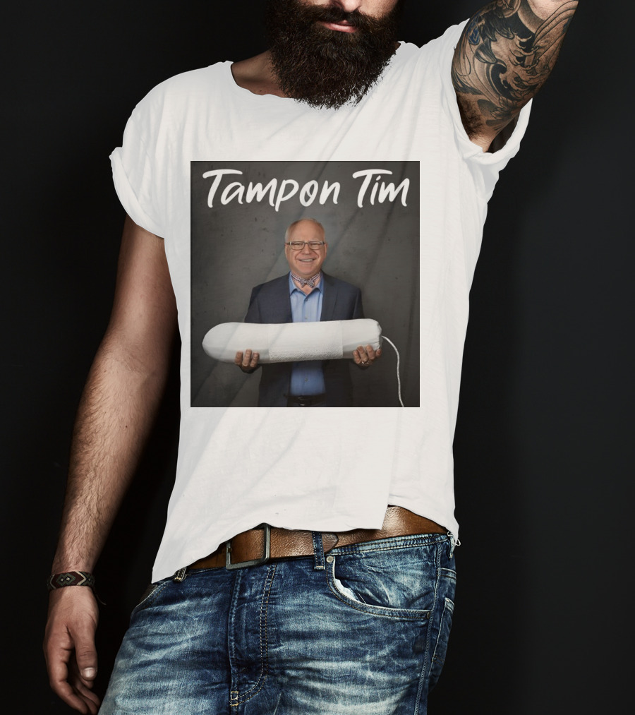 Johnny Midnight Tampon Tim Walz T-Shirt