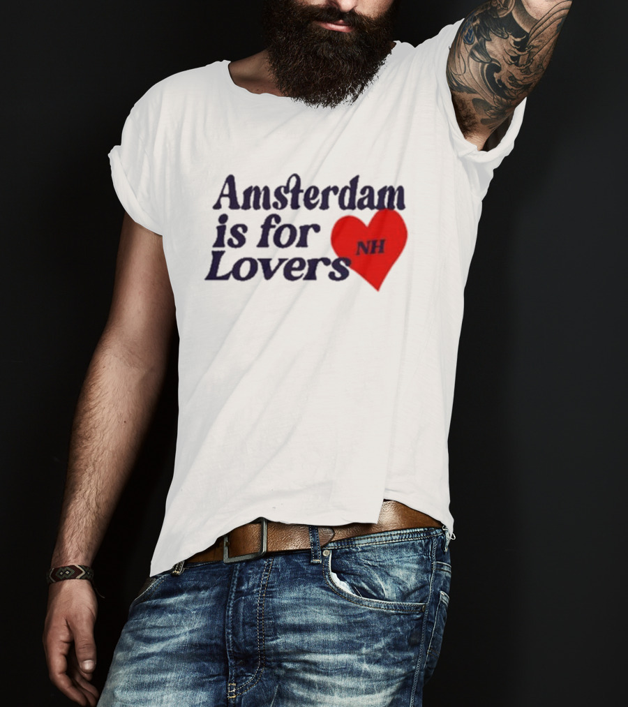 Amsterdam Is For Lovers NH Heart T-Shirt
