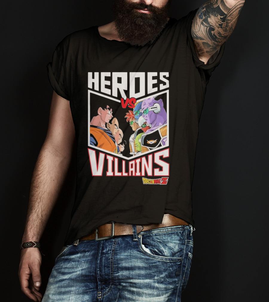 Heroes Vs. Villains DRAGON BALL Z Youth BIOWORLD T-Shirt